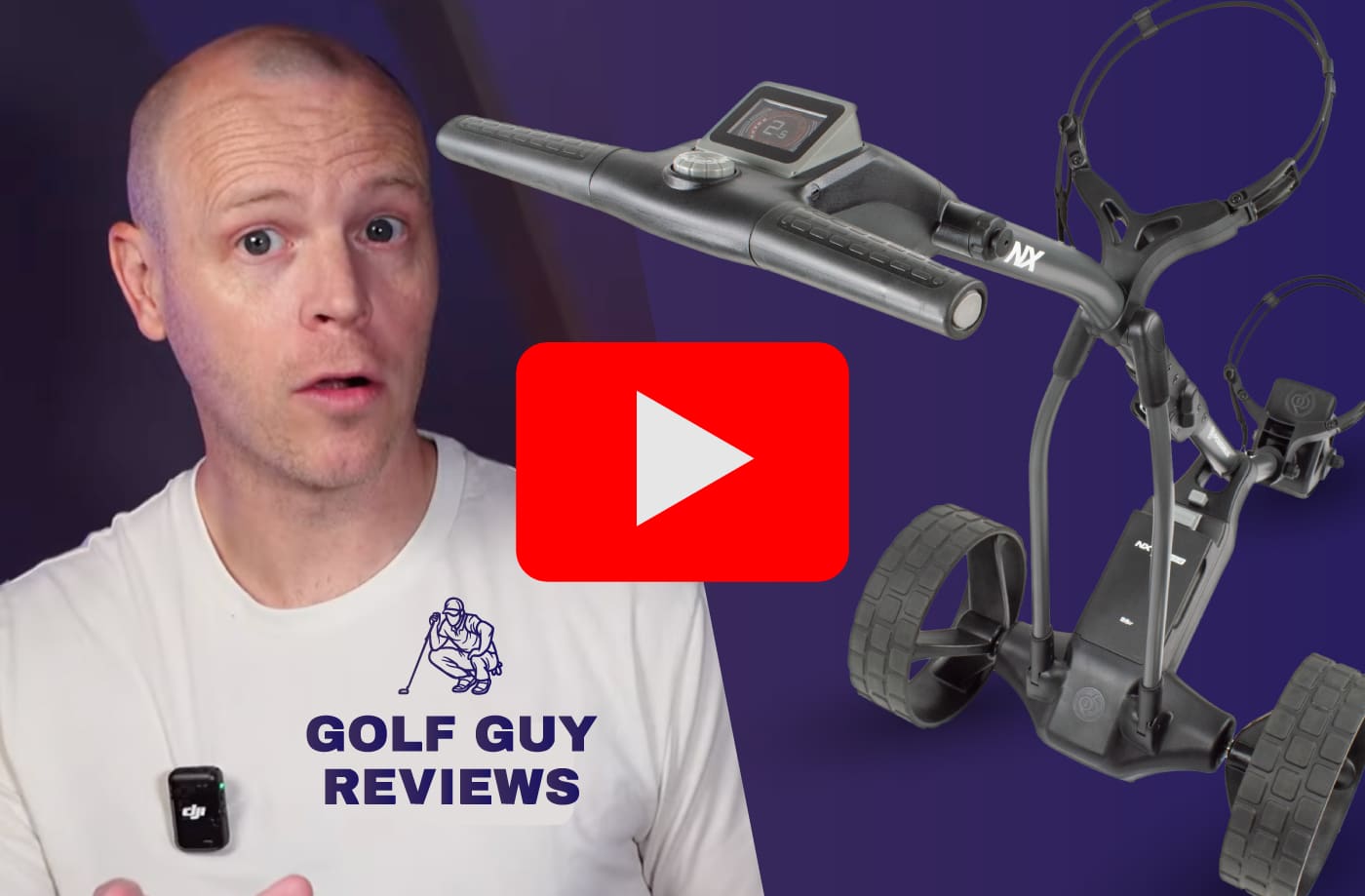 Golf Guy Reviews PowerBug golf trolley review video