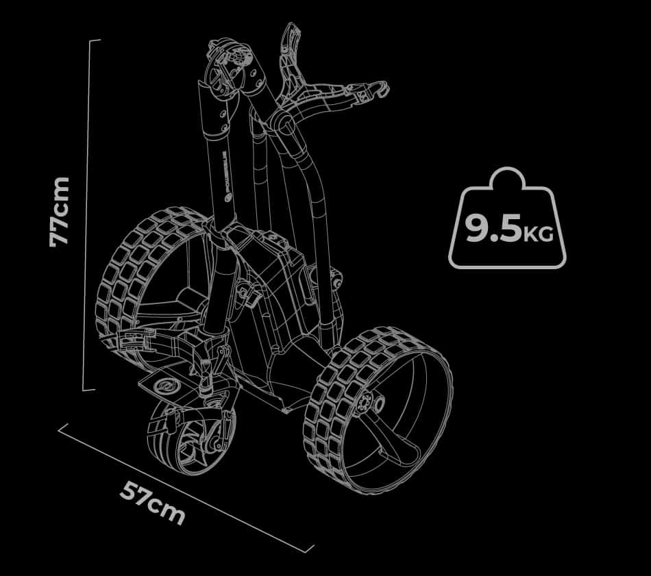 PowerBug NX folded dimensions