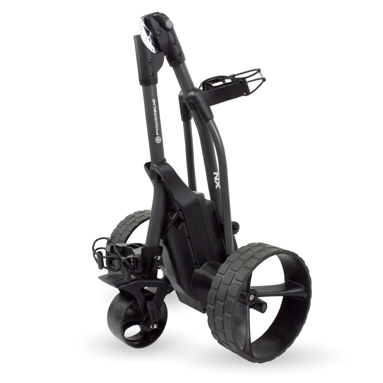 PowerBug NX folded golf trolley