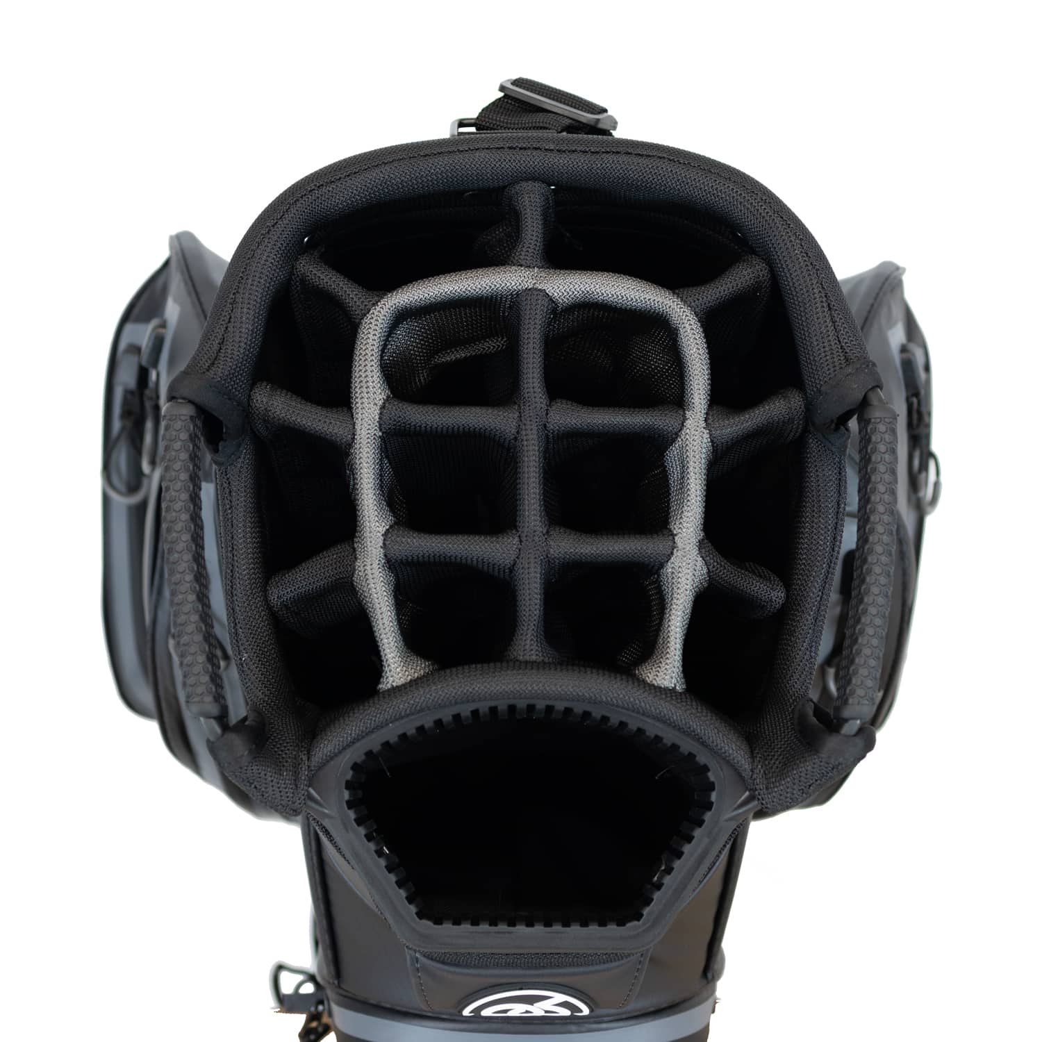 PowerBug Waterproof Cart Golf Bag Top Divider - Black