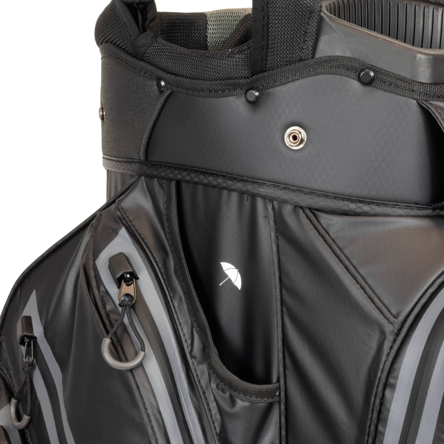 PowerBug Waterproof Cart Golf Bag Umbrella Sleeve - Black