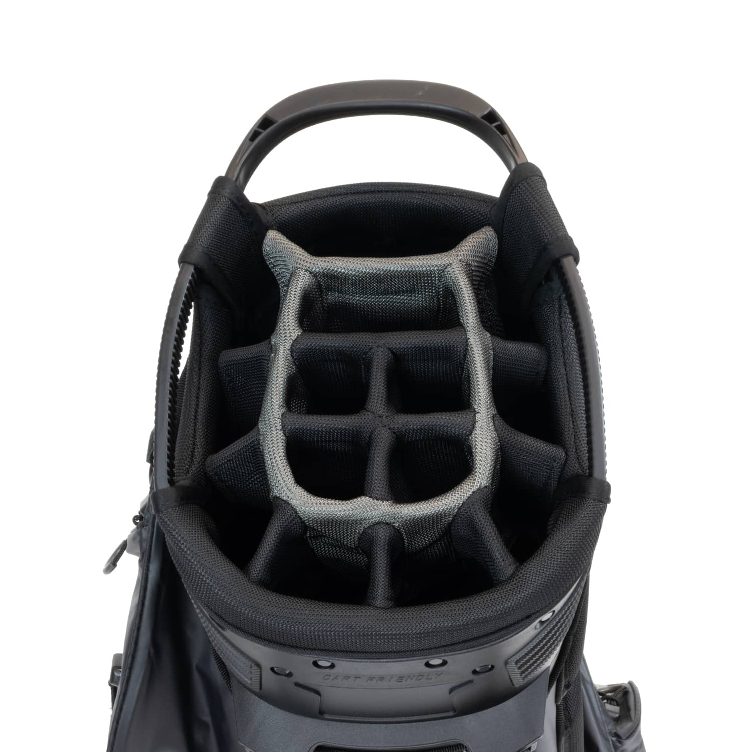 PowerBug Waterproof Hybrid Cart Golf Bag Top Divider - Black