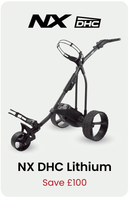 PowerBug NX Downhill Control 36 Hole Lithium electric golf trolley