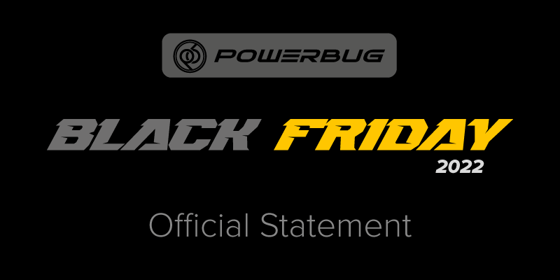 Black Friday 2022 Official Statement