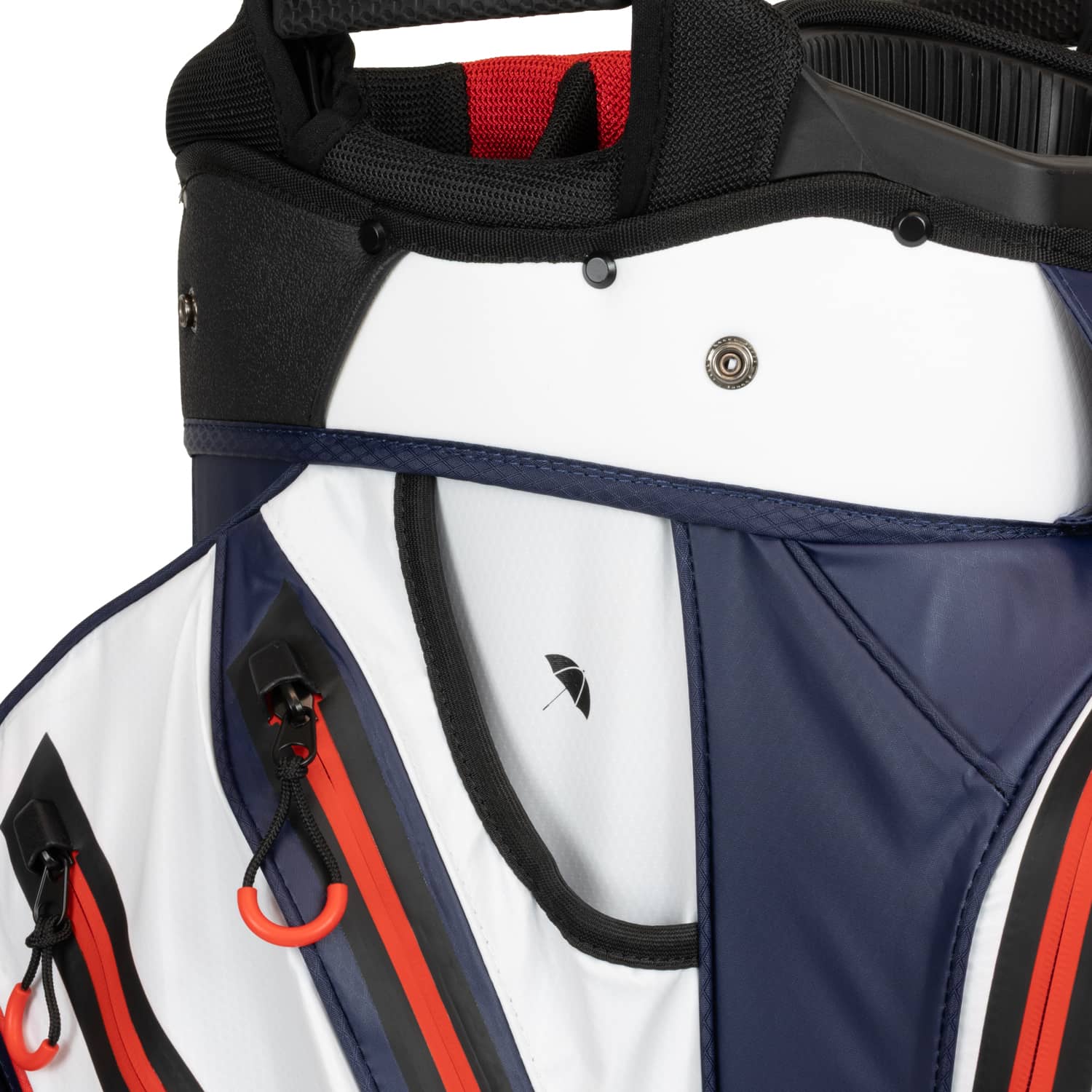 PowerBug Waterproof Cart Golf Bag Umbrella Sleeve - Navy/White