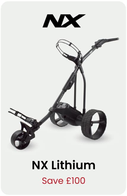 PowerBug NX 36 Hole Lithium electric golf trolley