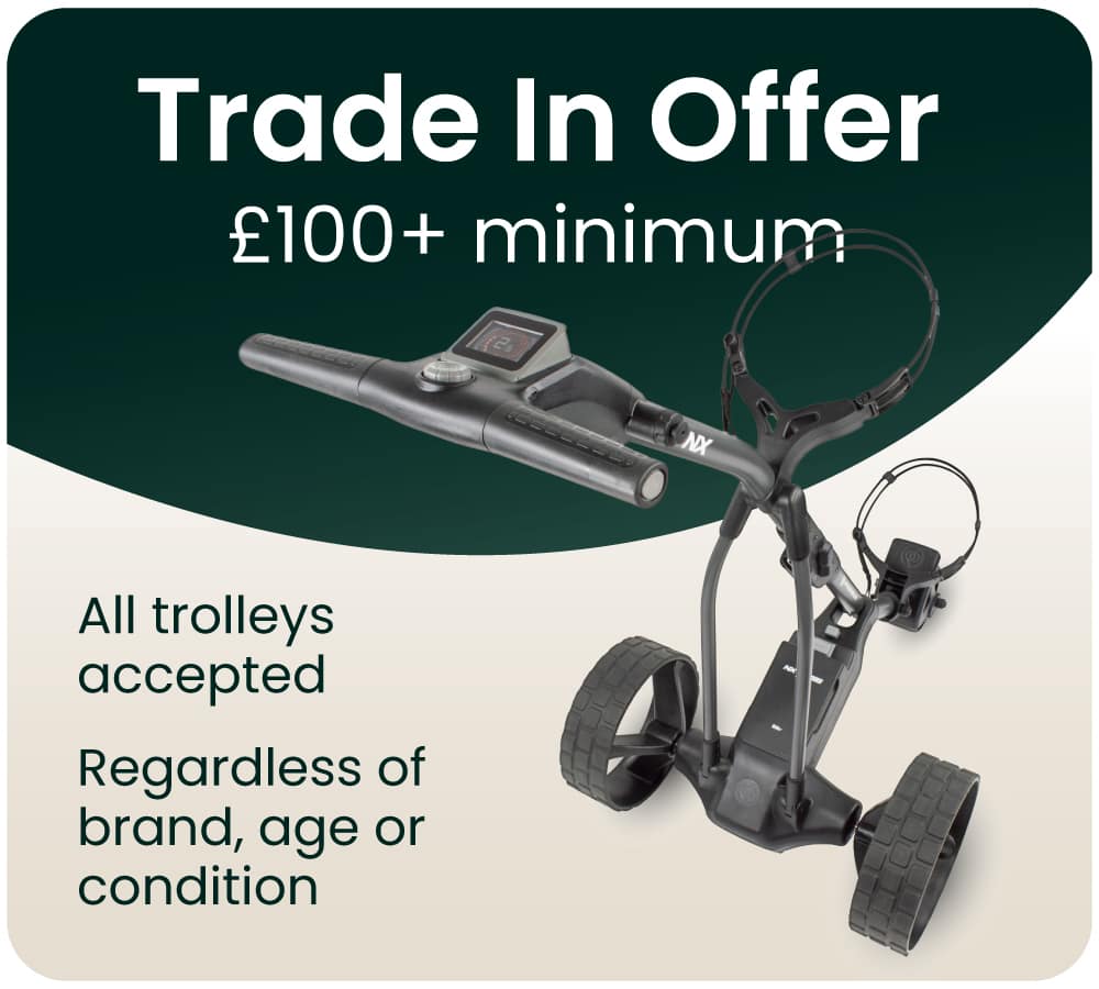 PowerBug electric golf trolley part exchange deal