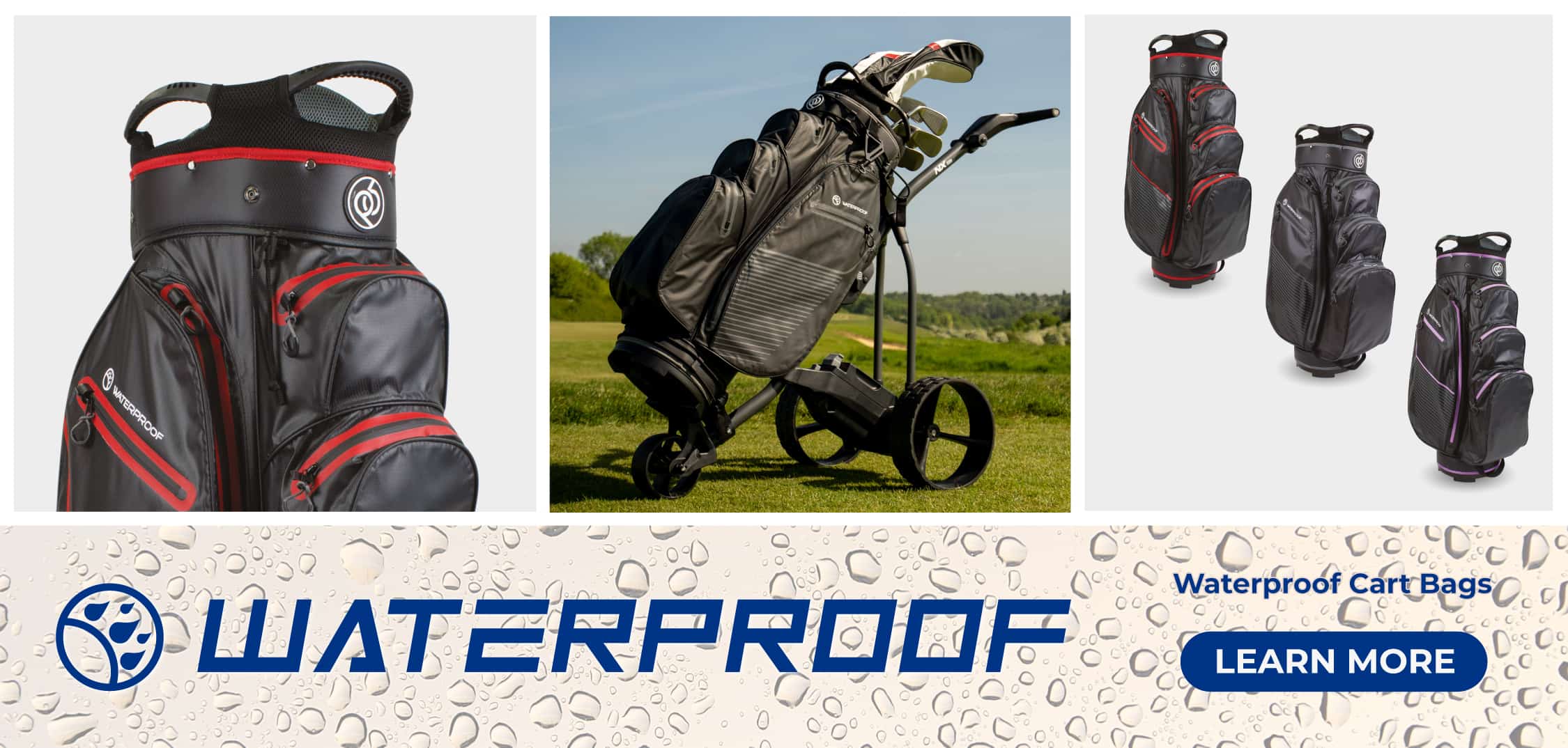 PowerBug waterproof golf bags