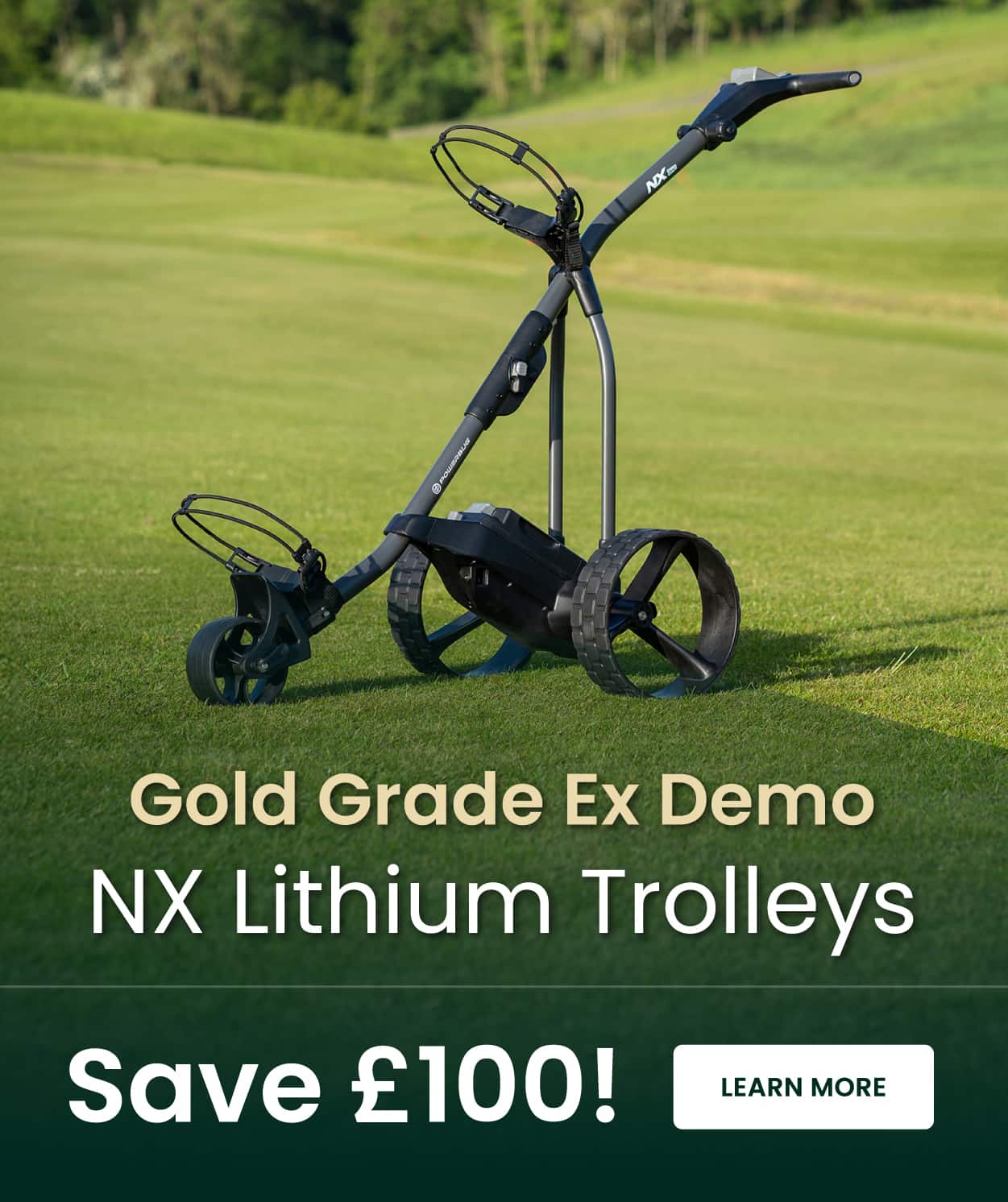 PowerBug electric golf trolley ex demo offer